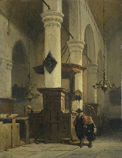 Johannes Bosboom Church Interior oil painting picture